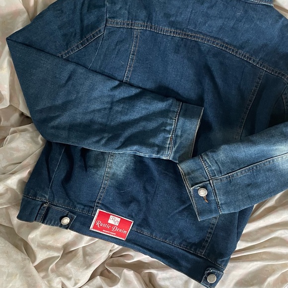 “Rustic Denim” Lined Jean Jacket - Picture 3 of 5